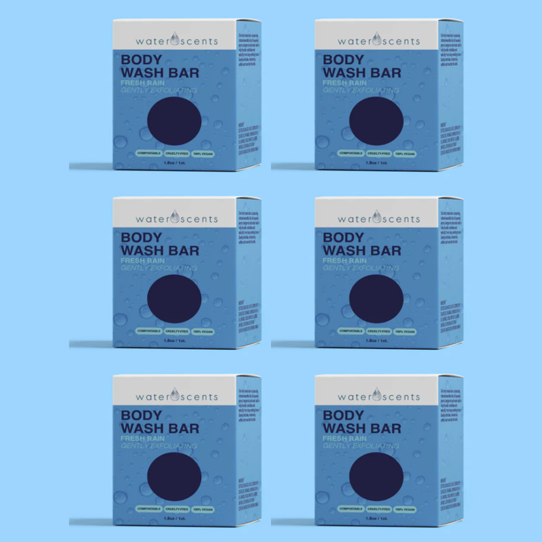 Fresh Rain Body Wash Bar- 6 pack