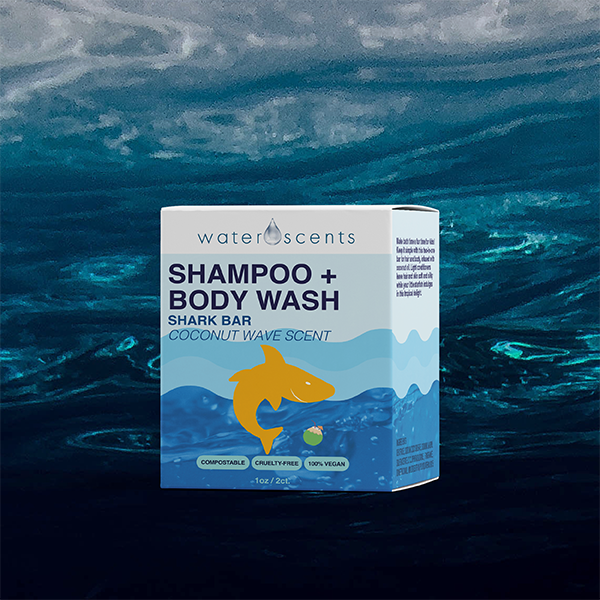 Shark Bar Shampoo & Body Wash Coconut Wave