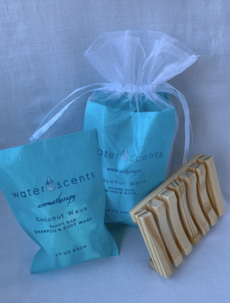 Gift Set: Coconut wave Shark Bar, Shampoo and Body wash