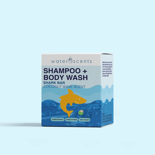 Shark Bar Shampoo & Body Wash Coconut Wave