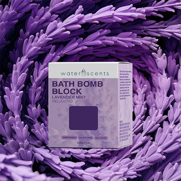 Lavender Mist Bath Bomb Block